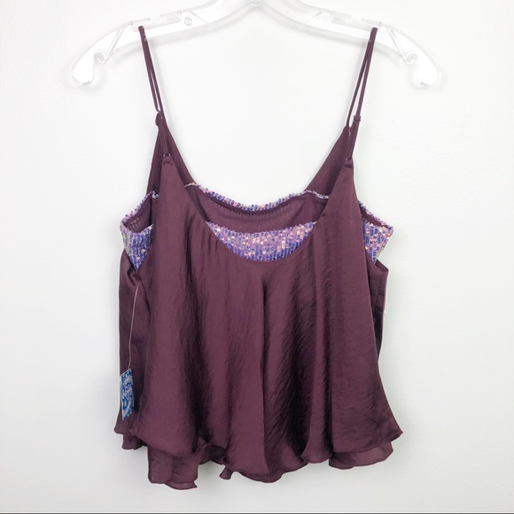 Free People Turn It On Cami Vetiver Bloom XS NWT - Picture 9 of 9